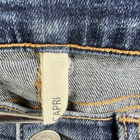 Rag & Bone Jeans Womens 26 Blue Skinny Capri in Sonoma Preppy Capsule Basic - Picture 7 of 14